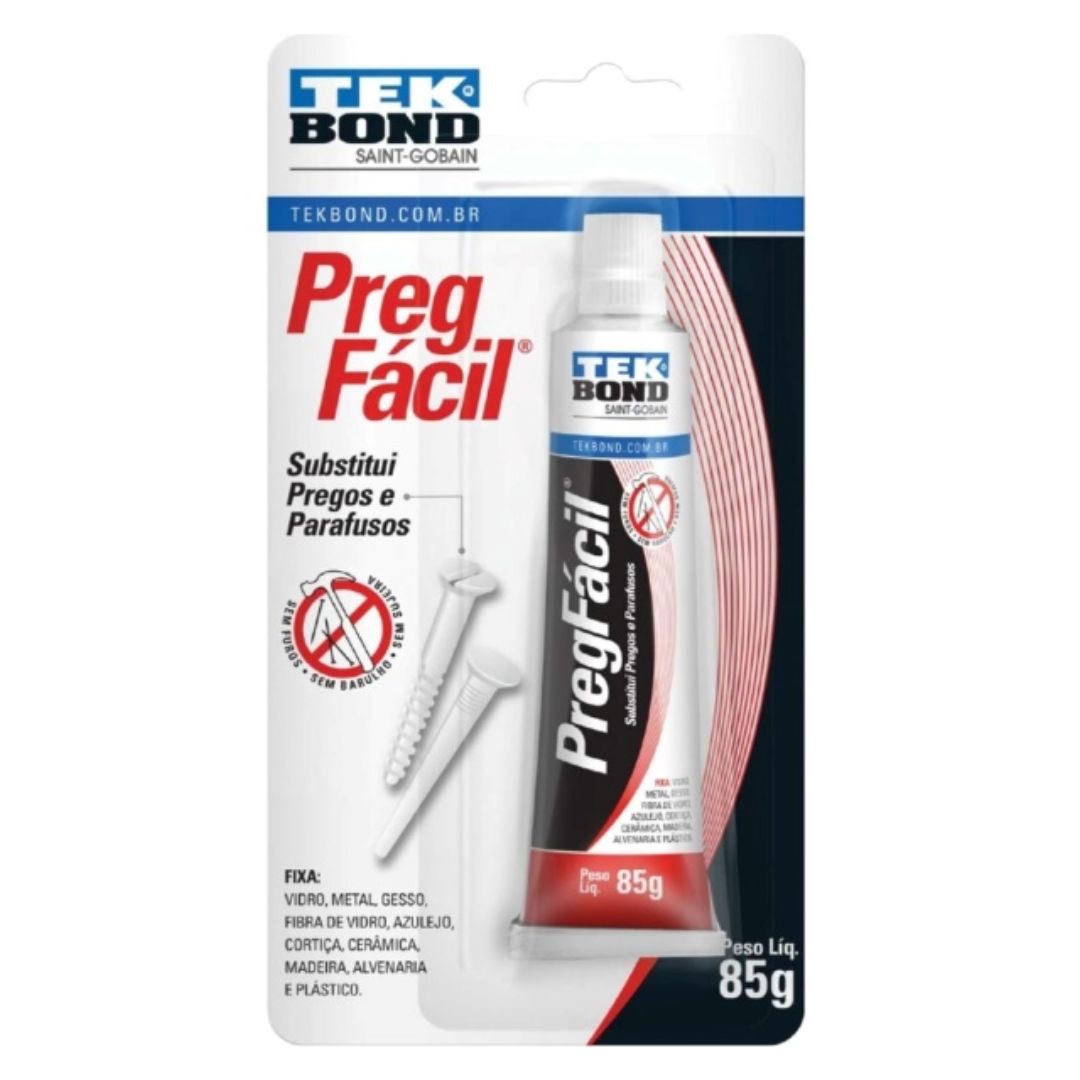 Prego facil tekbond com 85g blister - tek...