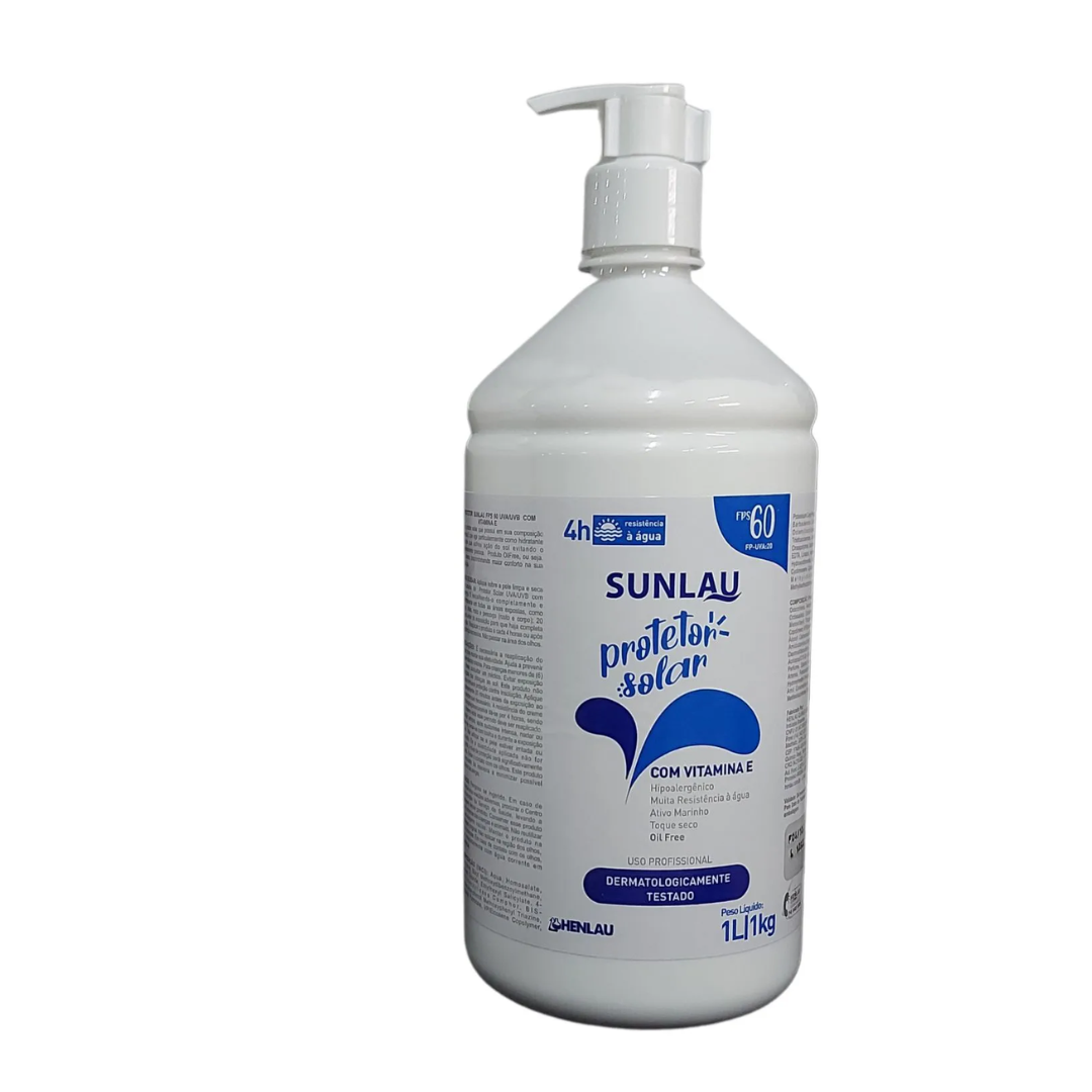 Protetor Solar FPS 60 Sunlau 1 Kg