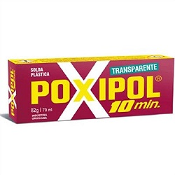 Poxipol adesivo epoxi 10min transp. 82 gr...