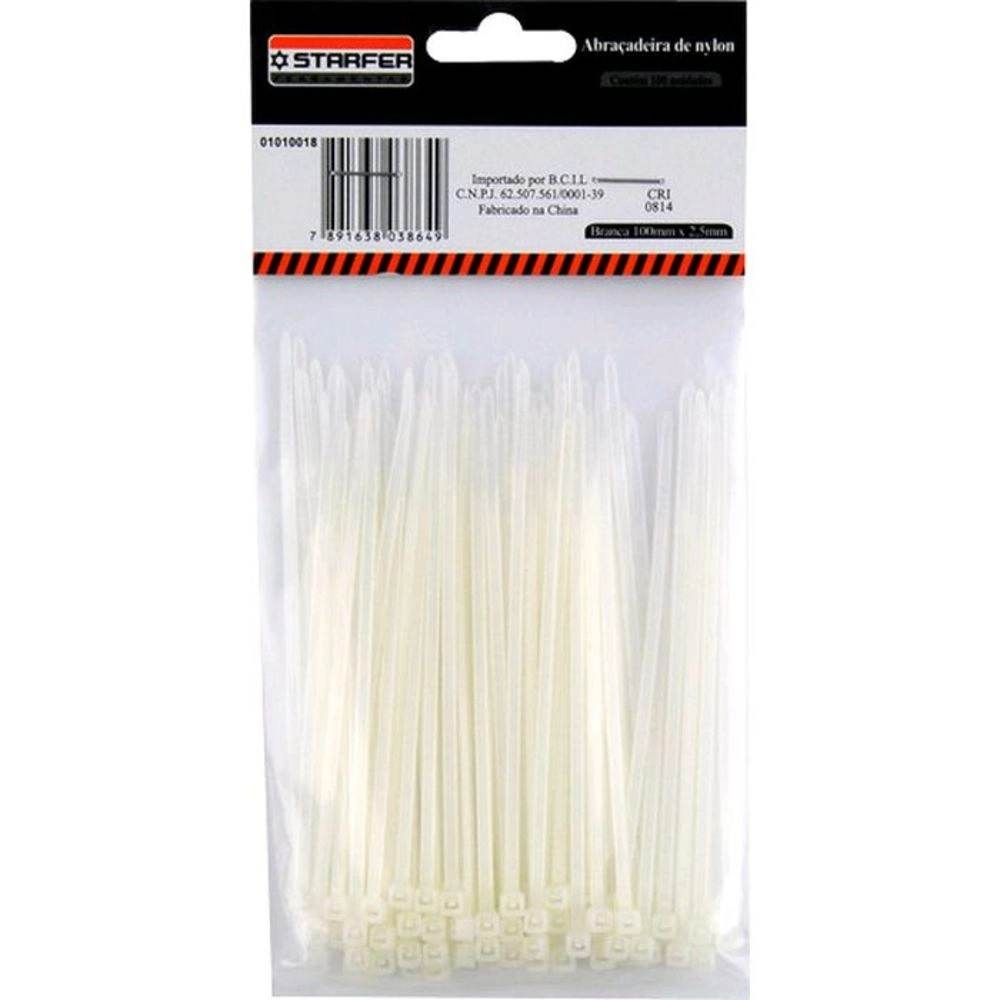 Abraçadeiras Nylon Enforca Gato 2,5 X 100...